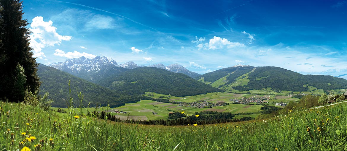 Olang im Sommer - herrliches Panorama